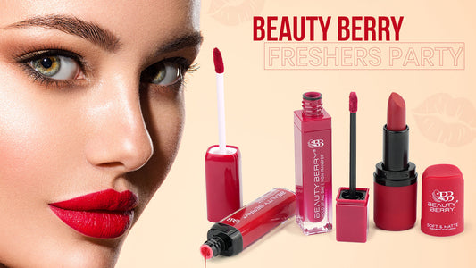 Welcome to the Beauty Berry Freshers Party of Velvet Matte Lipstick!