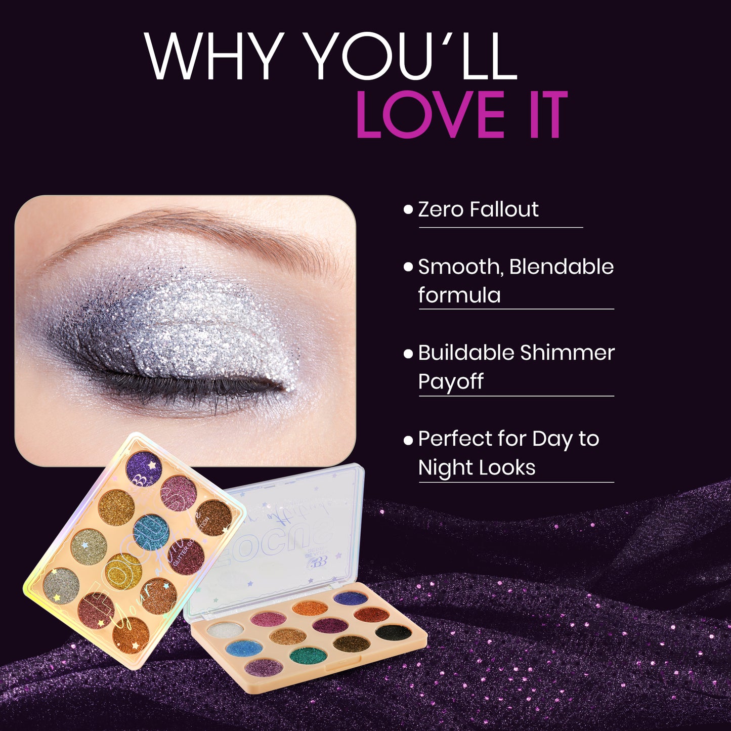 Glitter Eye Shadow Palette