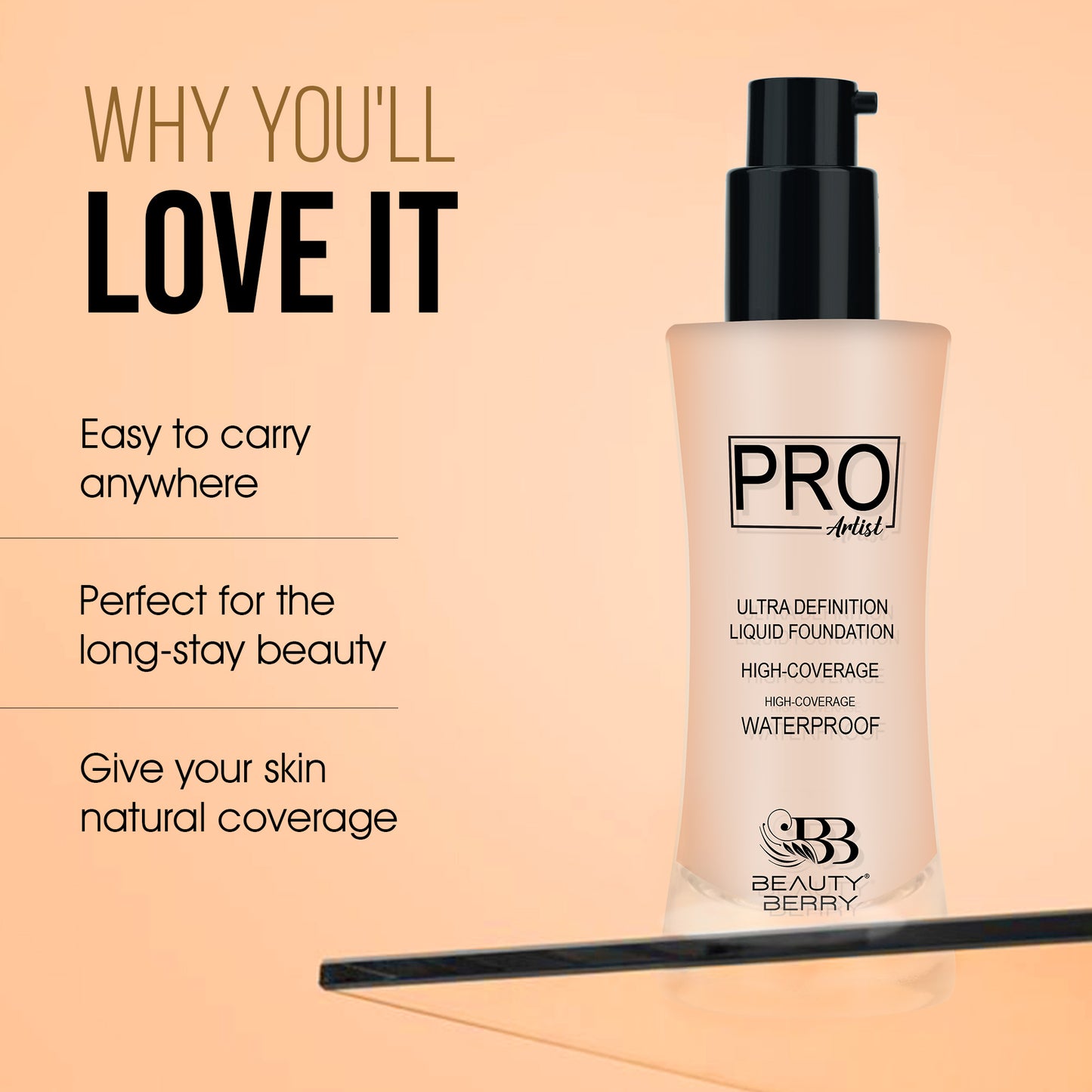 Beauty Berry Pro Artist Foundation
