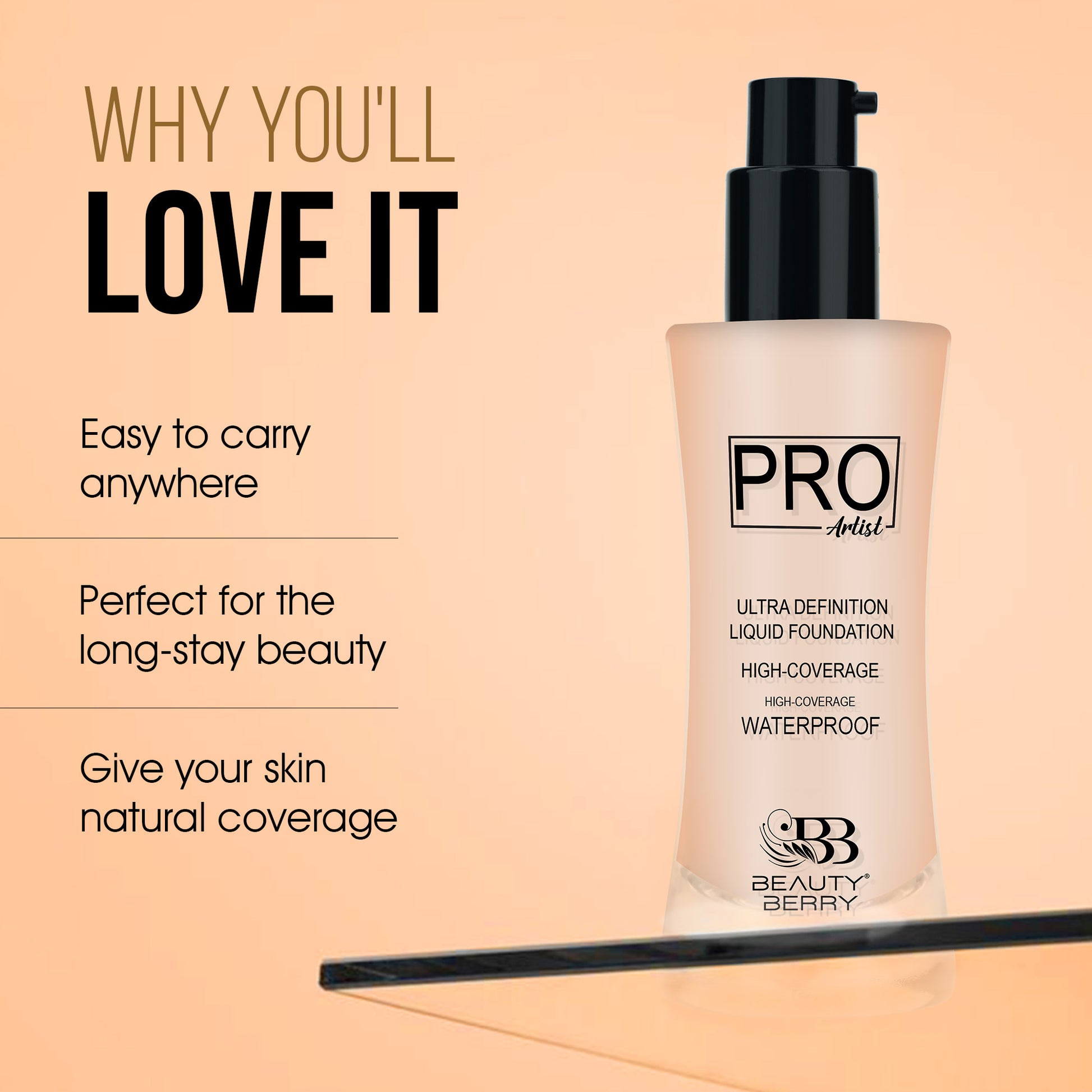 Beauty Berry Pro Artist Foundation