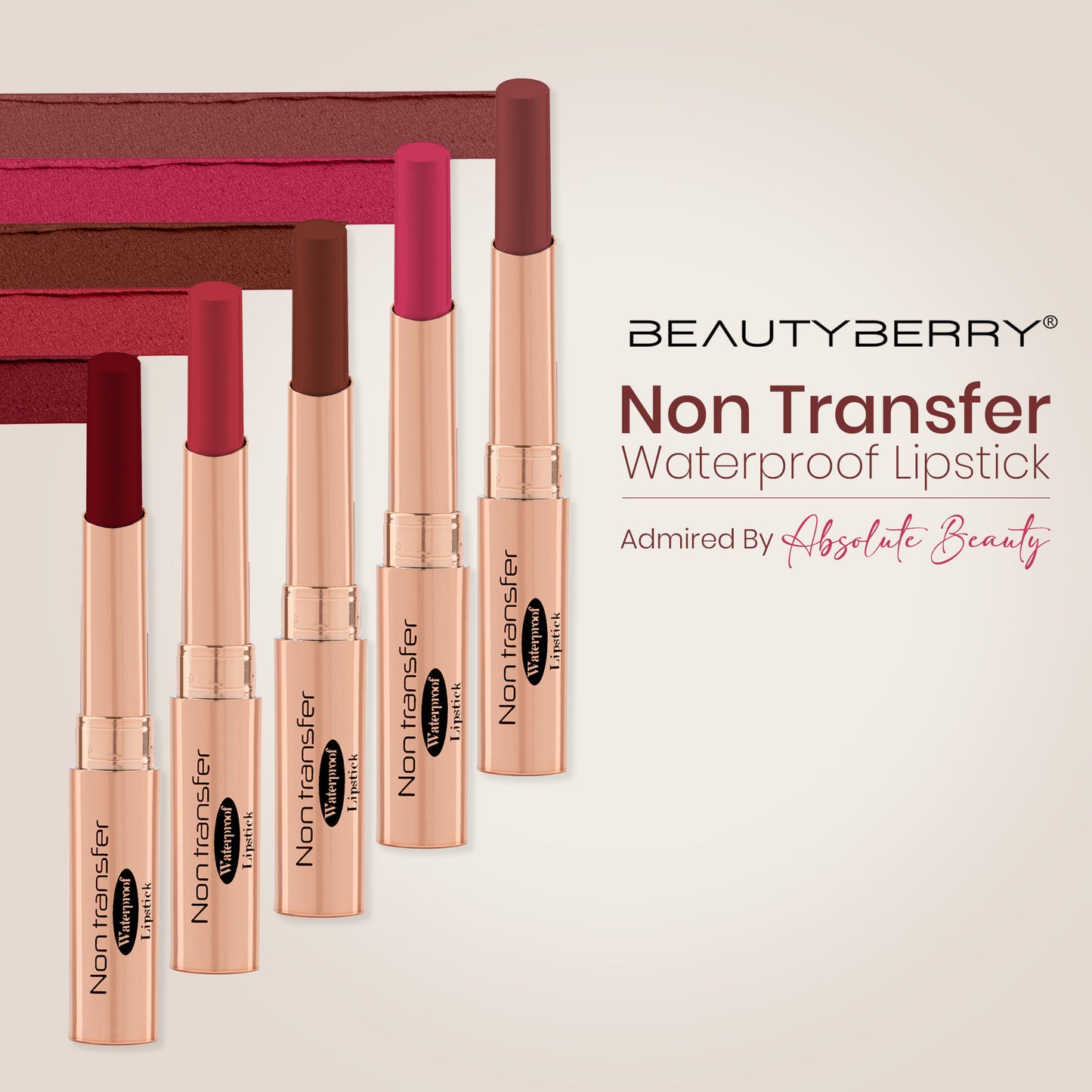 non transfer waterproof lipstick