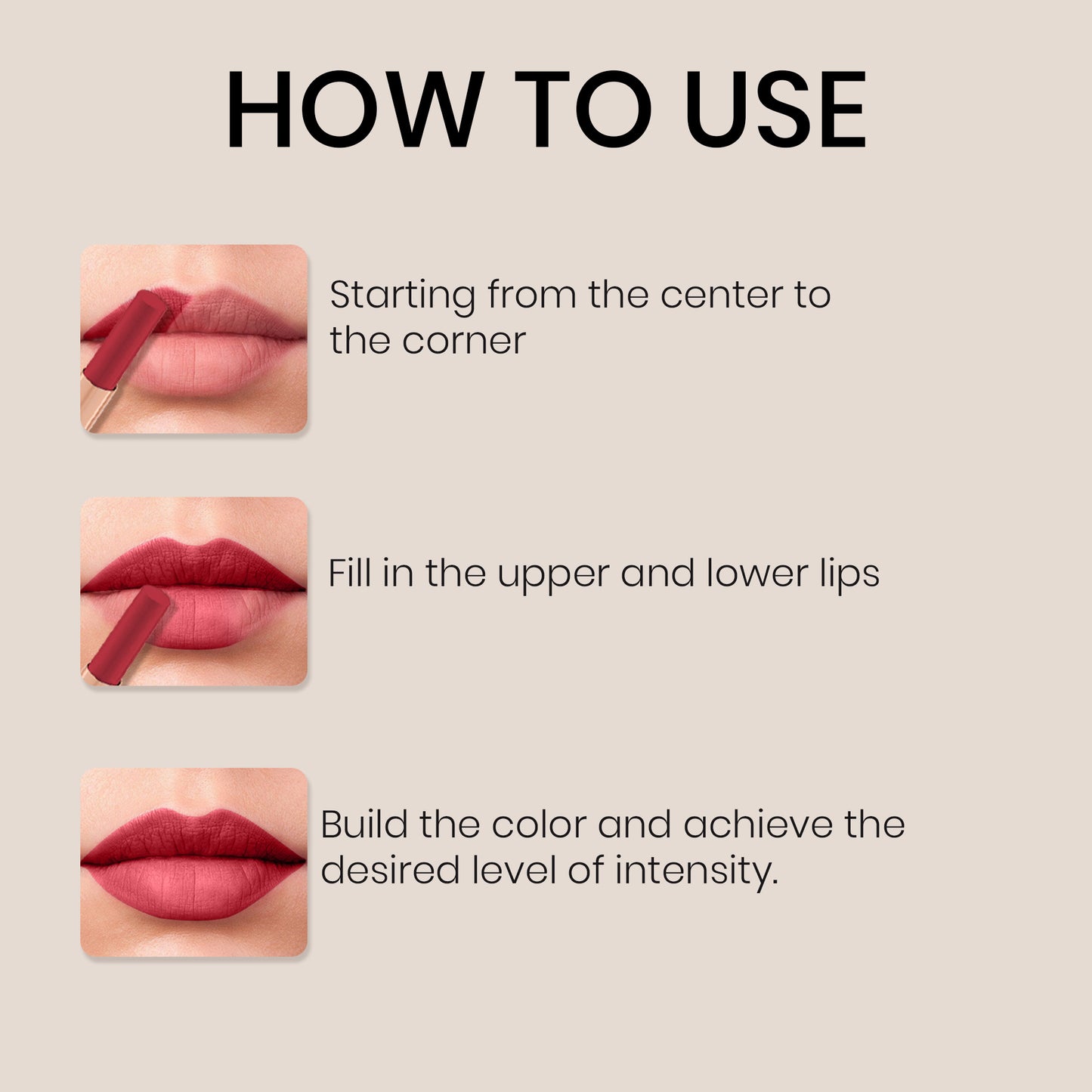 non transfer waterproof lipstick