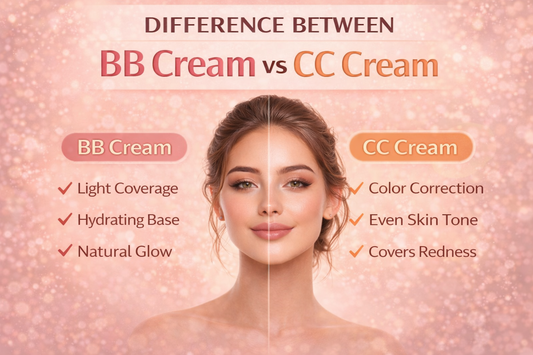 Difference Between BB Cream and CC Cream