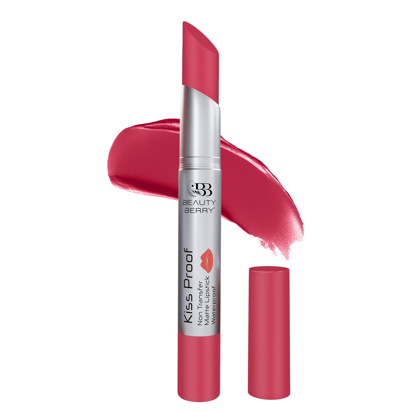 Beauty Berry Kiss Proof  Non Transfer Matte Lipstick
