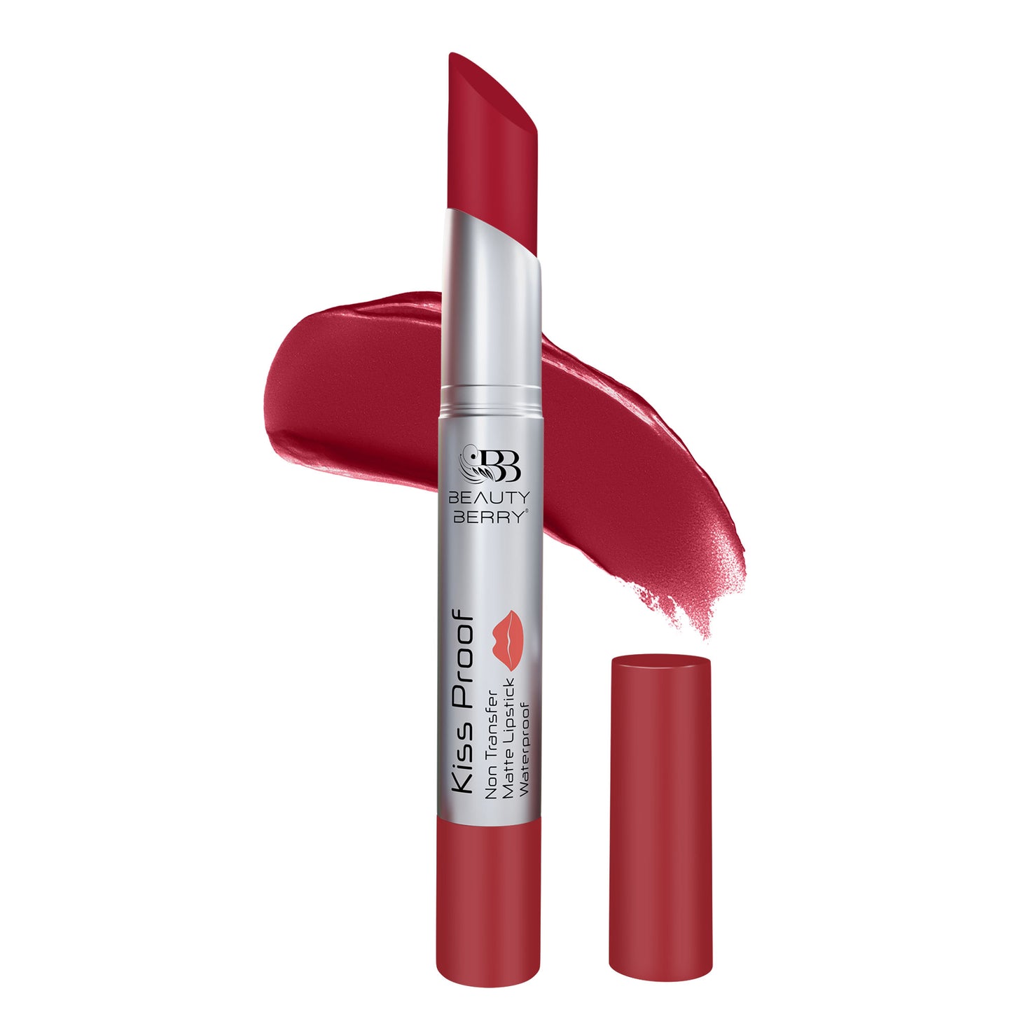Beauty Berry Kiss Proof  Non Transfer Matte Lipstick
