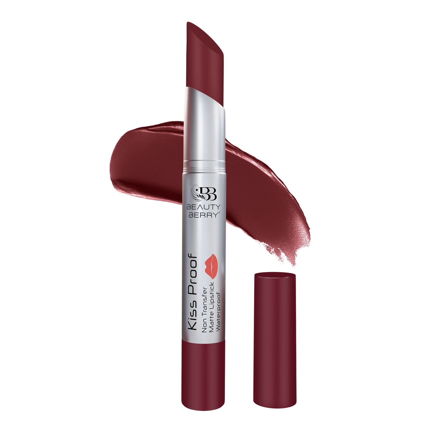 Beauty Berry Kiss Proof  Non Transfer Matte Lipstick