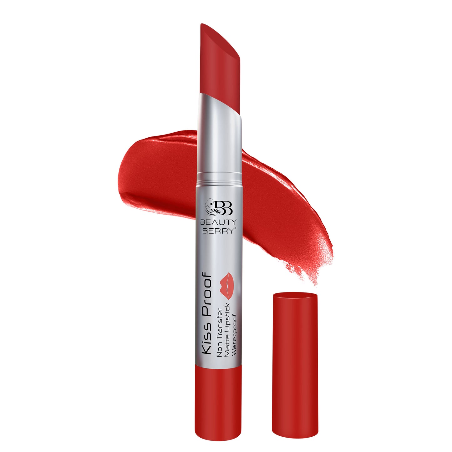 Beauty Berry Kiss Proof  Non Transfer Matte Lipstick