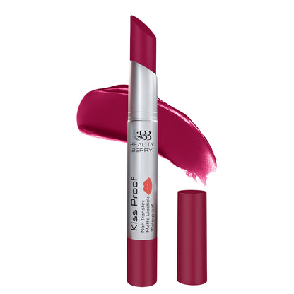 Beauty Berry Kiss Proof  Non Transfer Matte Lipstick