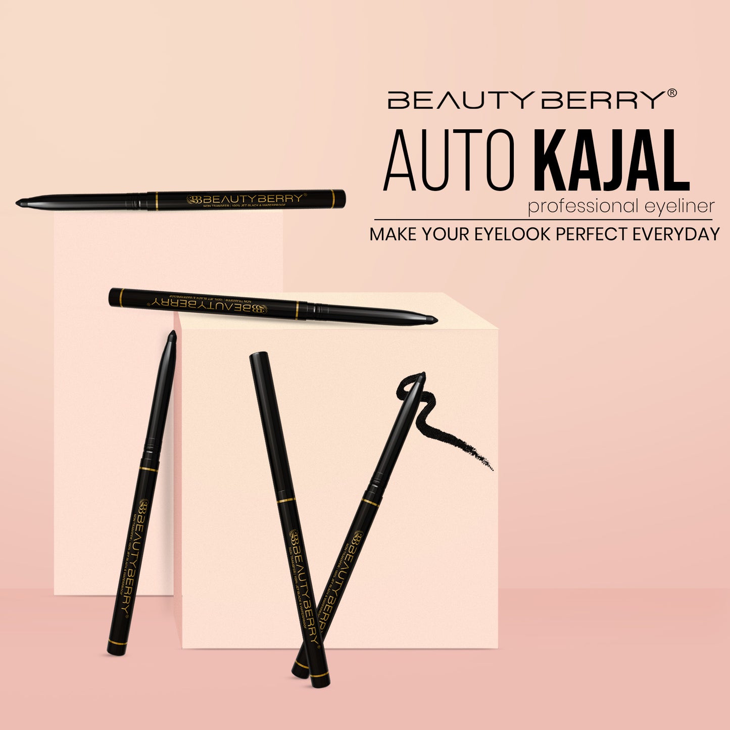 Beauty Berry Auto Kajal & Professional Eyeliner