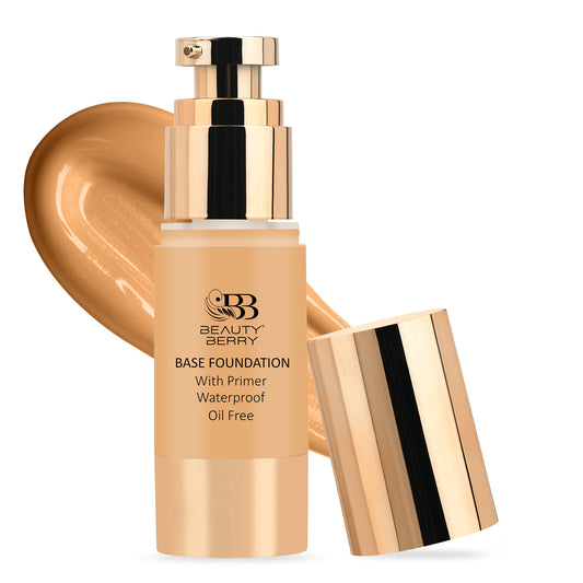Beauty Berry Base Foundation With Primer Waterproof, Oil-Free