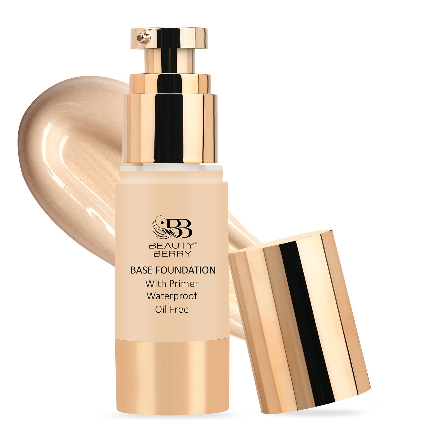 Beauty Berry Base Foundation With Primer Waterproof, Oil-Free