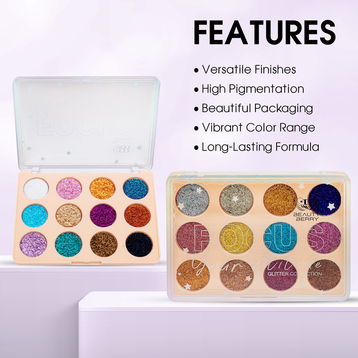 Beauty Berry Focus Your Attitude Glitter Palette