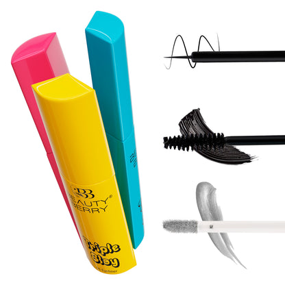 Triple Slay 3 in 1 Eye Makeup Kit with Eyeliner, Mascara & Eyeshadow