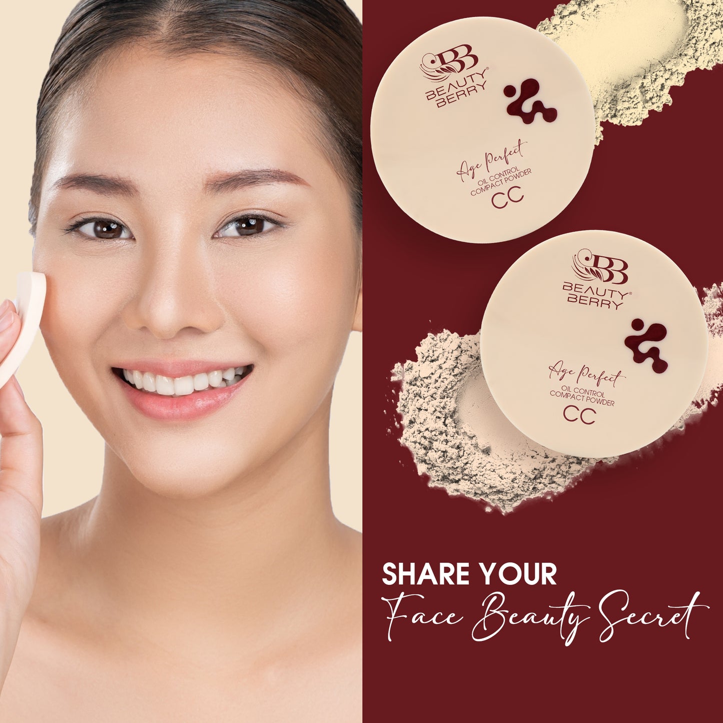 Beauty Berry Age Perfect Oil Control Compact Powder