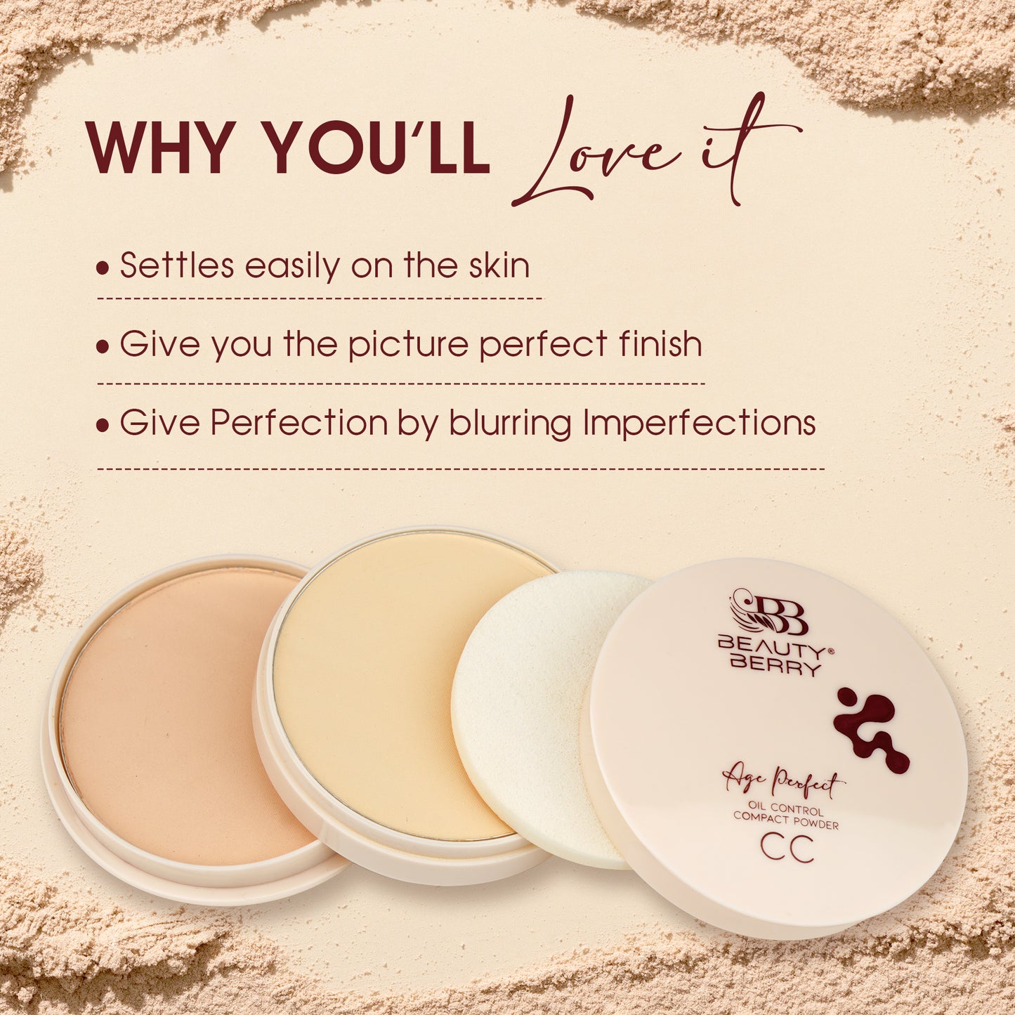 Beauty Berry Age Perfect Oil Control Compact Powder