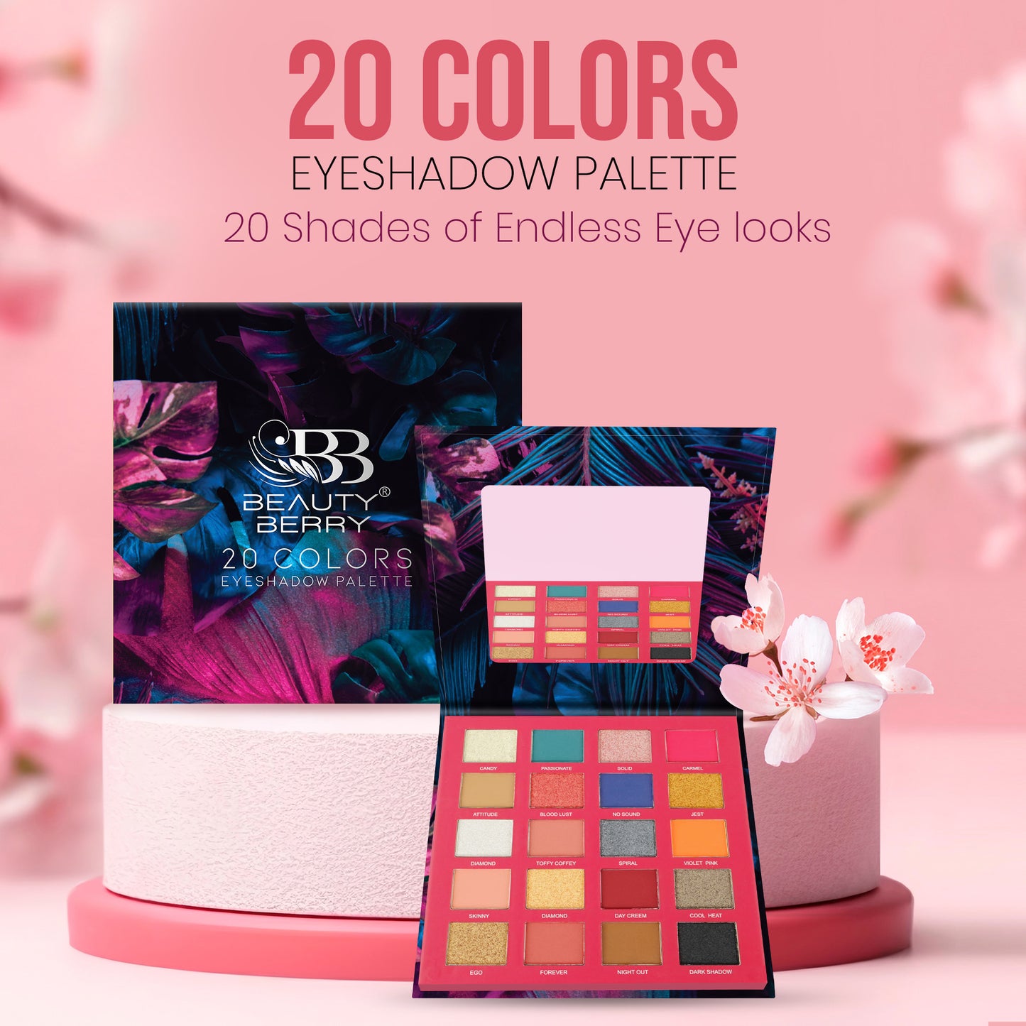Beauty Berry 20 Color Eyeshadow Palette