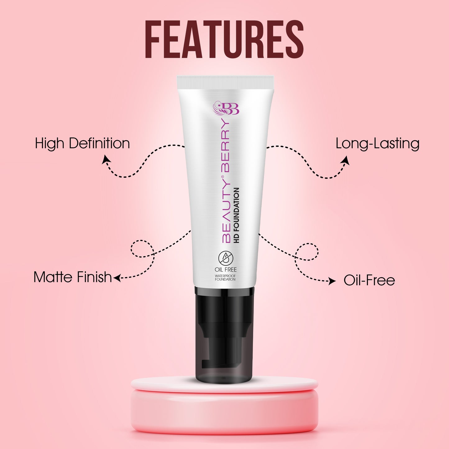 Beauty Berry High Definition Waterproof Foundation