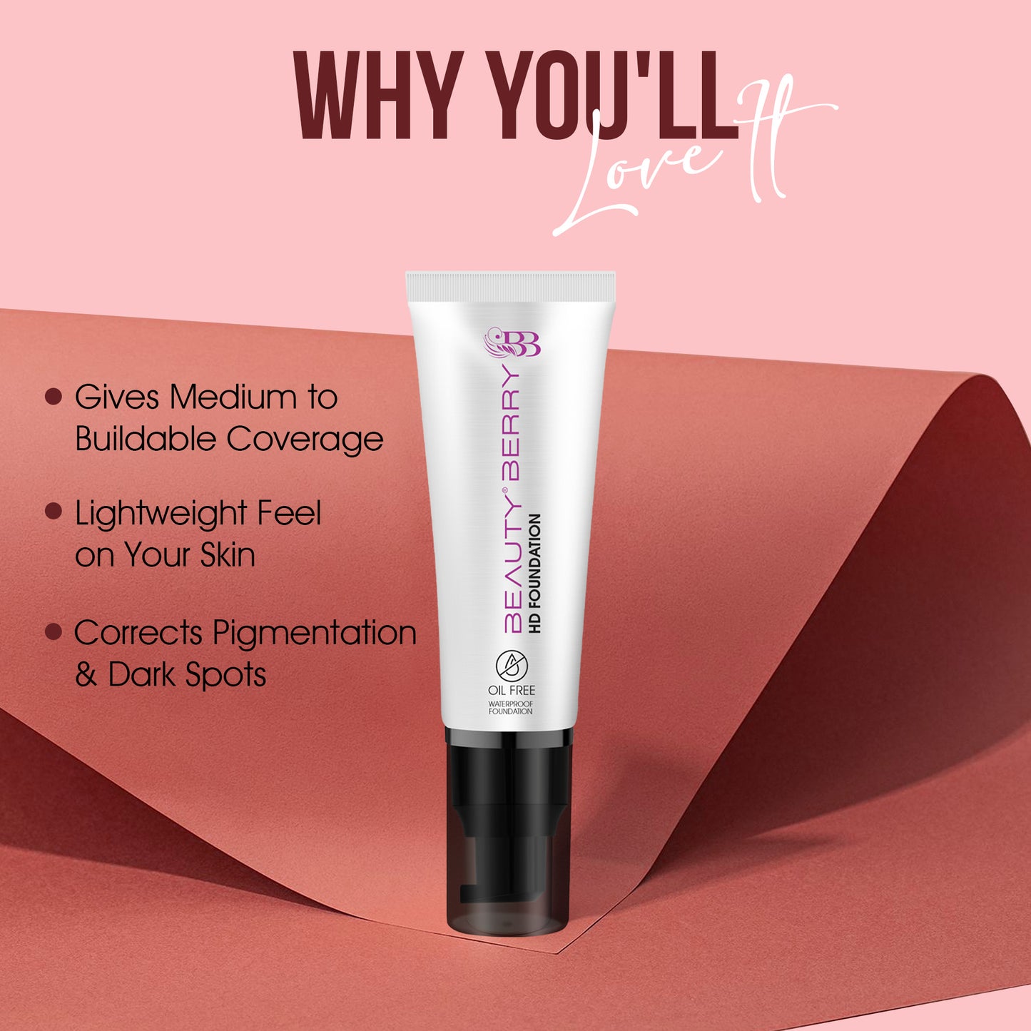 Beauty Berry High Definition Waterproof Foundation