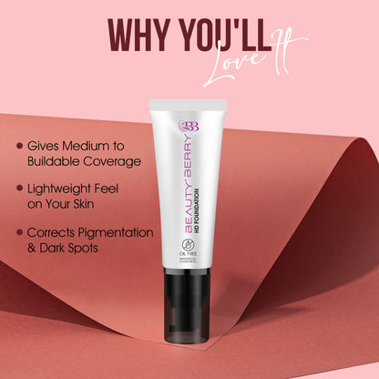 Beauty Berry High Definition Waterproof Foundation