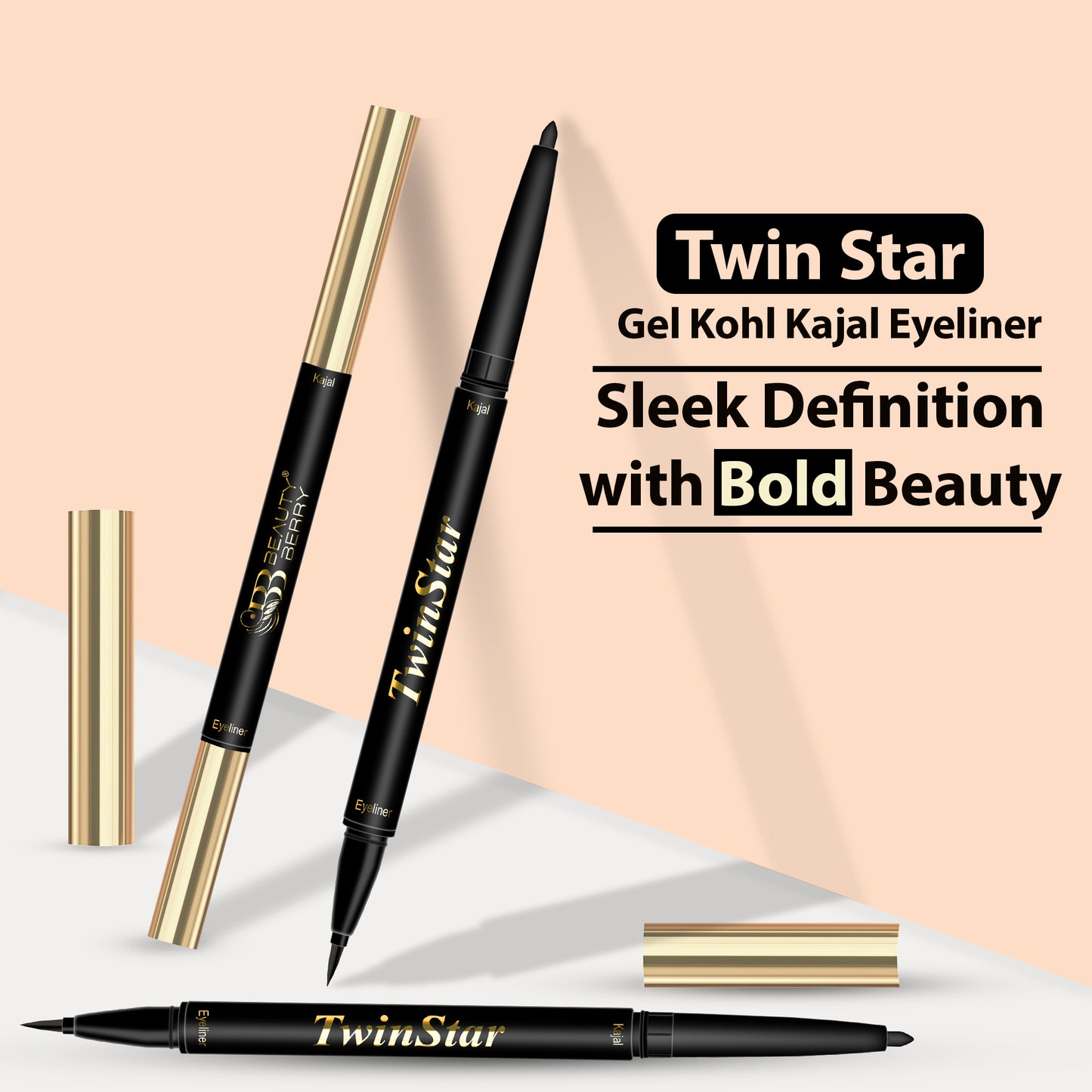 Beauty Berry Twin Star Gel Kohl Kajal Eyeliner
