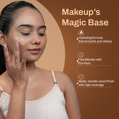 Matte Match Transferproof High Coverage Foundation + FREE Blender