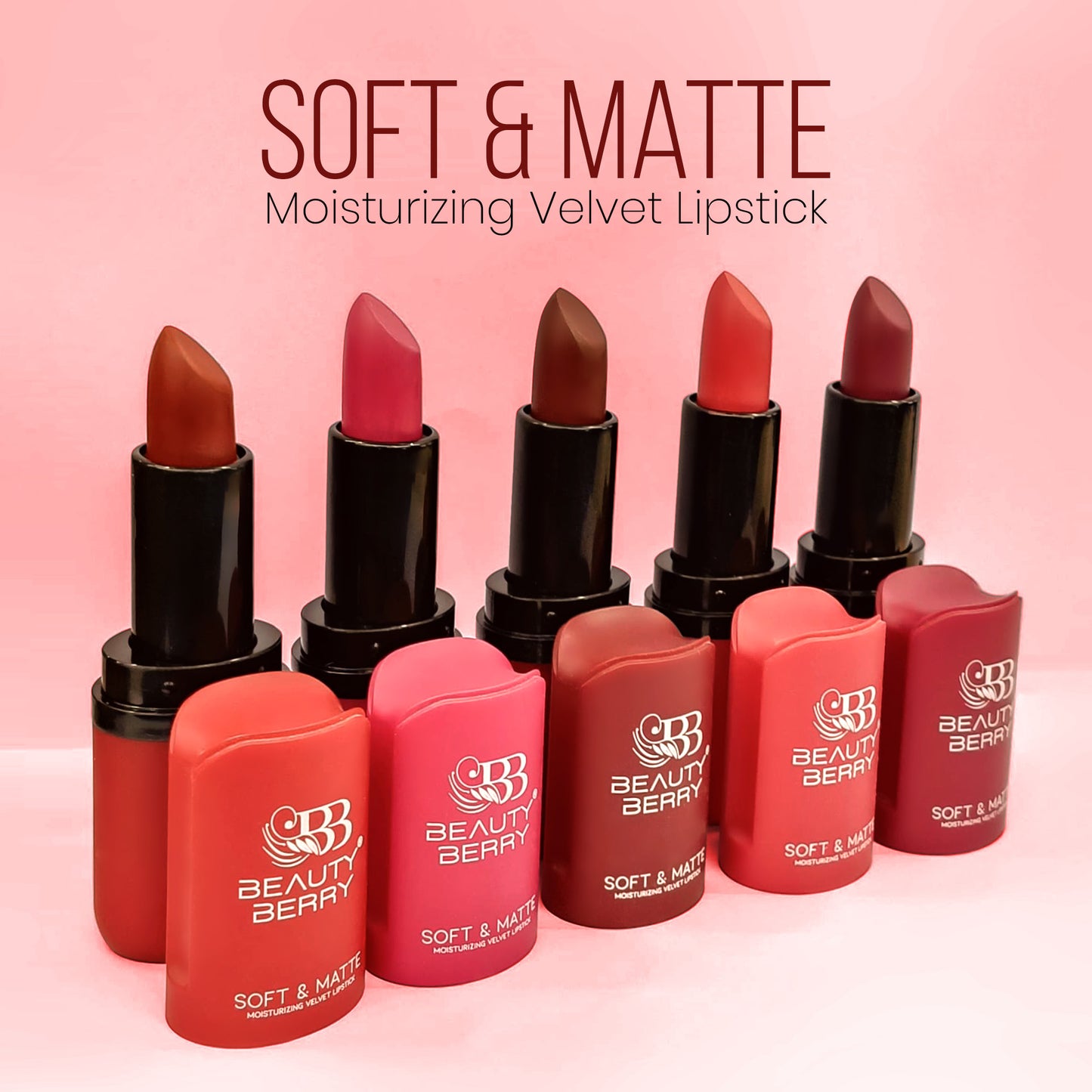 Beauty Berry Soft & Matte Moisturizing  & Velvet Lipstick