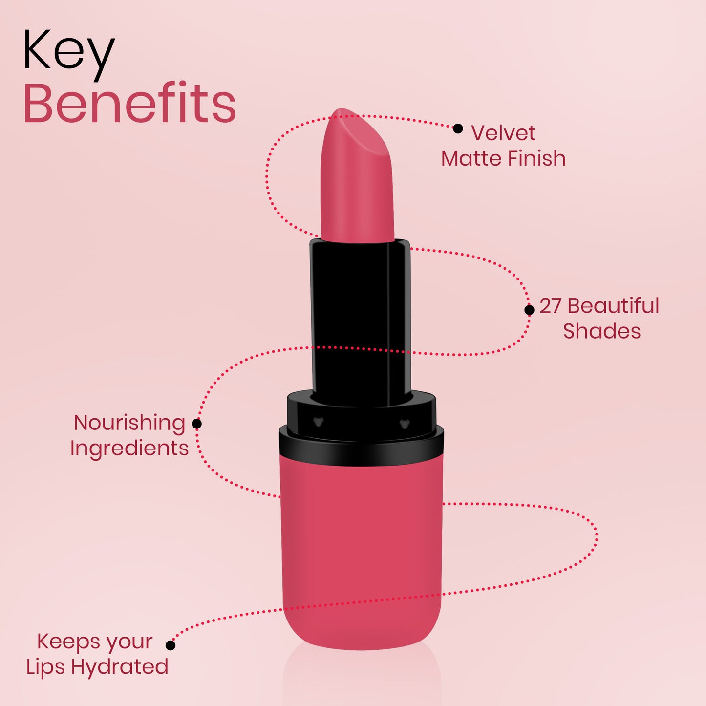 Beauty Berry Soft & Matte Moisturizing  & Velvet Lipstick