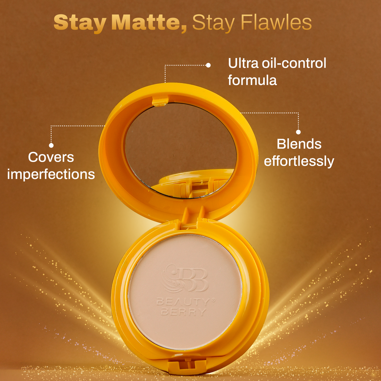 Beauty Berry Oil Control Healthy Balance Intense Whitening Compact Powder