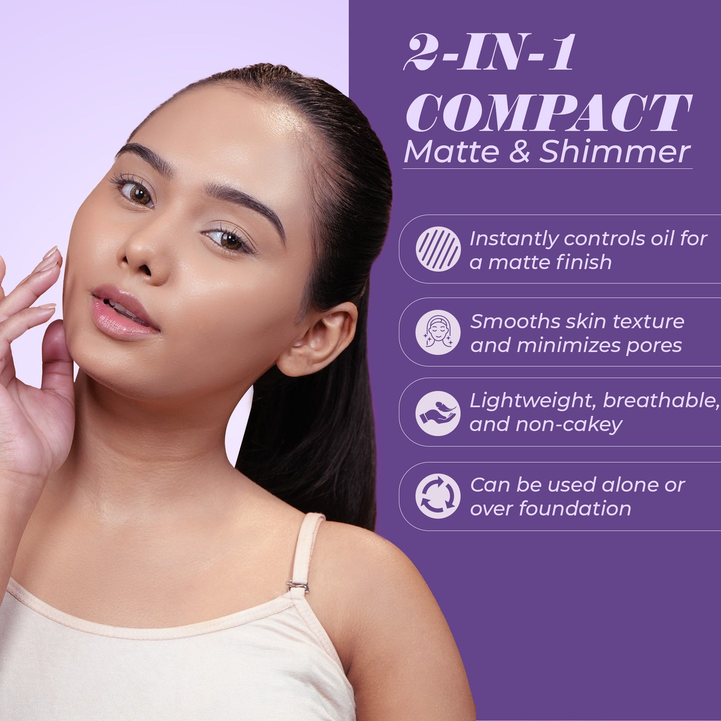 Airbrush 2 in 1 Oil Control Compact