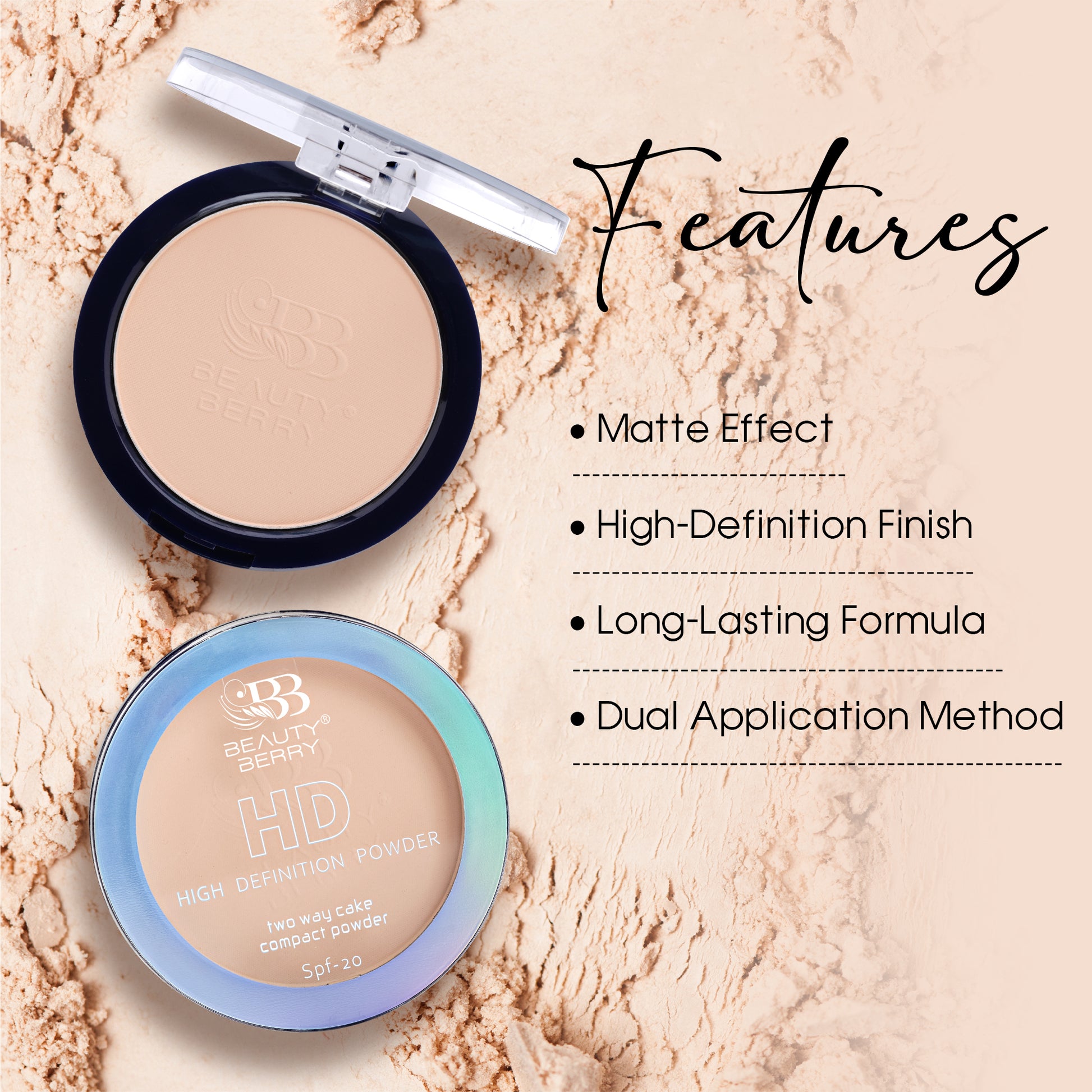 Beauty Berry Two-Way Cake Compact Powder