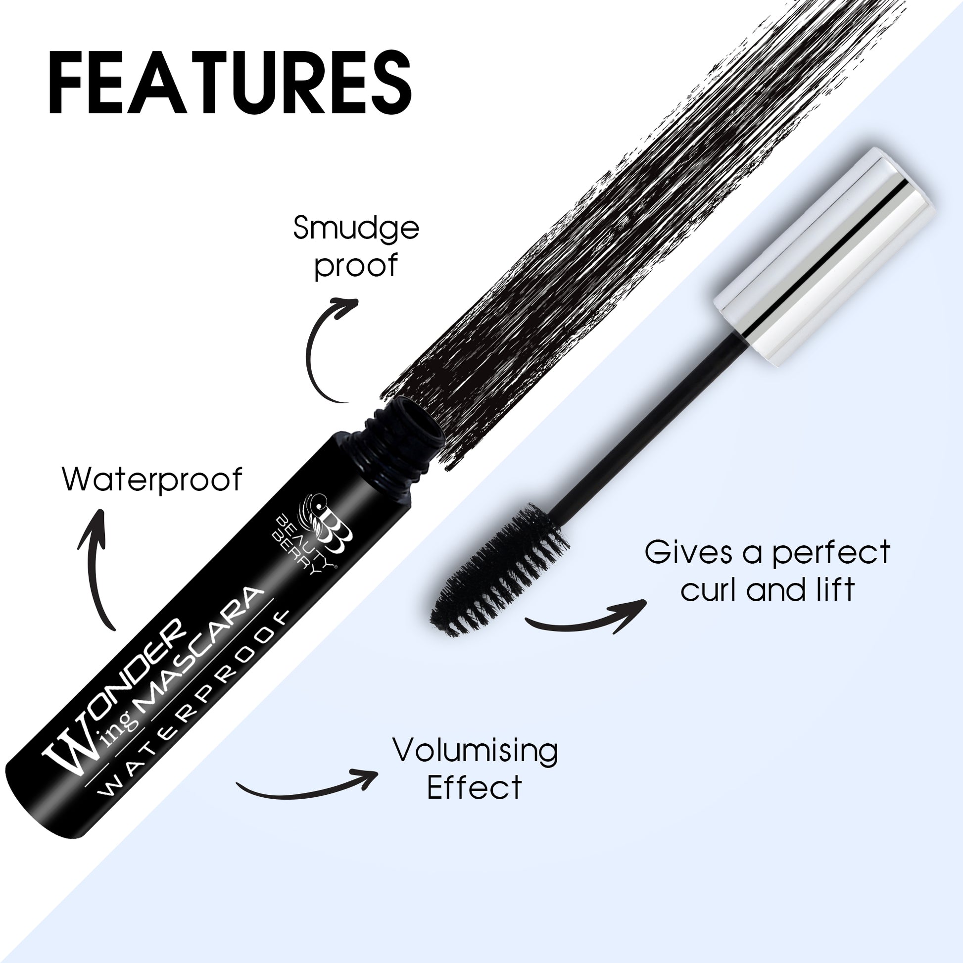 Beauty Berry Wonder Wing Waterproof Mascara