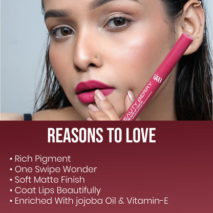 Beauty Berry Poppins Matte Lip Crayon