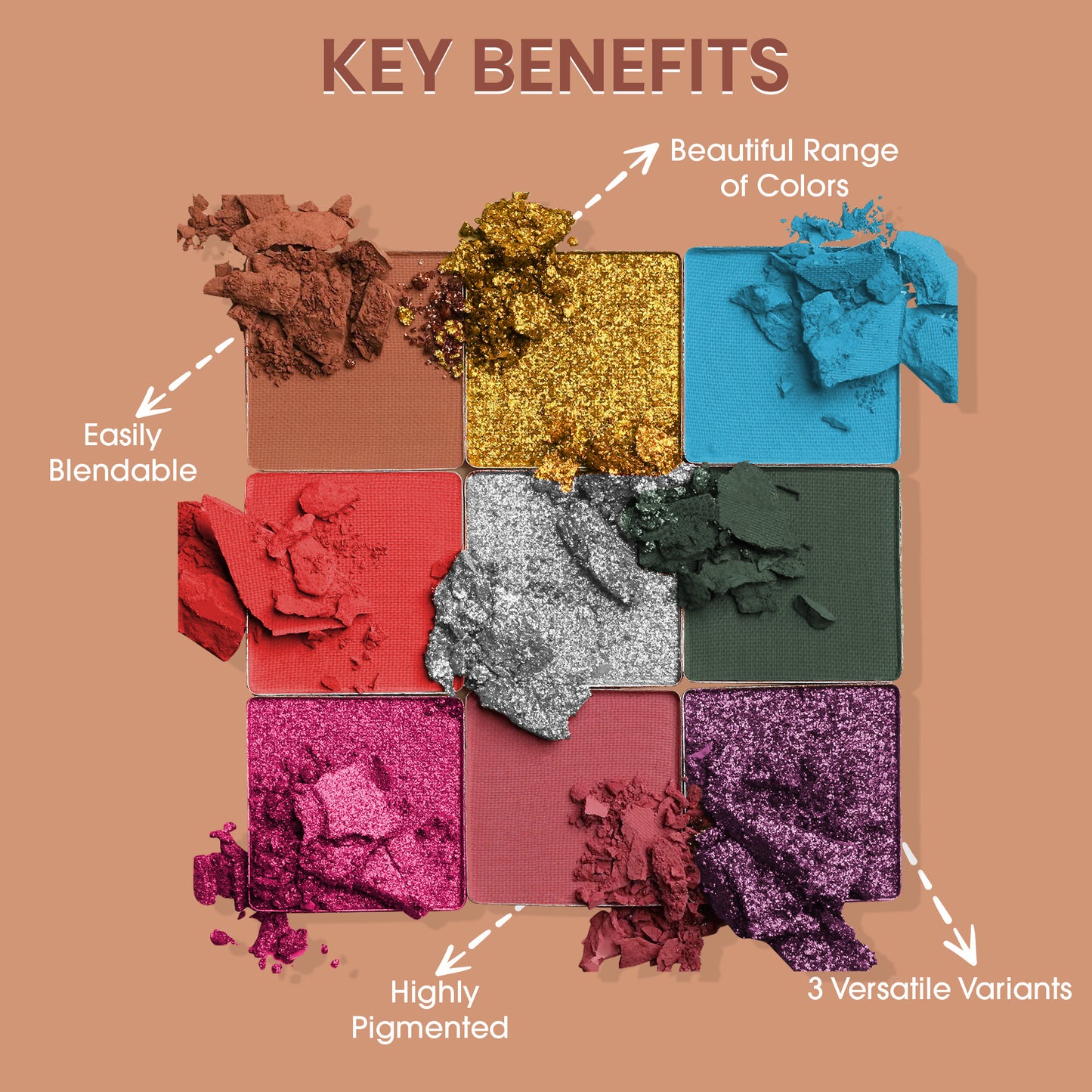 Beauty Berry 12 Color Eyeshadow, Blusher, and Highlighter Palette