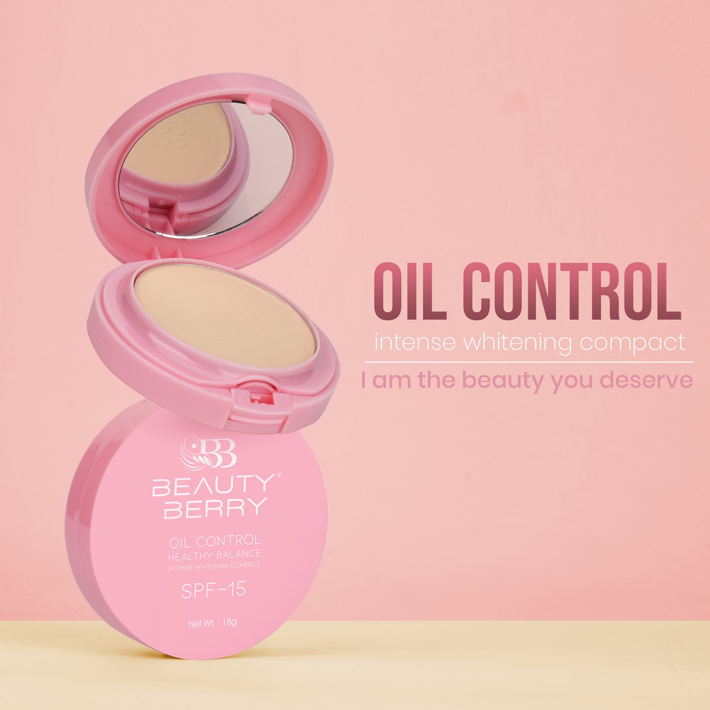 Beauty Berry Oil Control Healthy Balance Intense Whitening Compact Powder