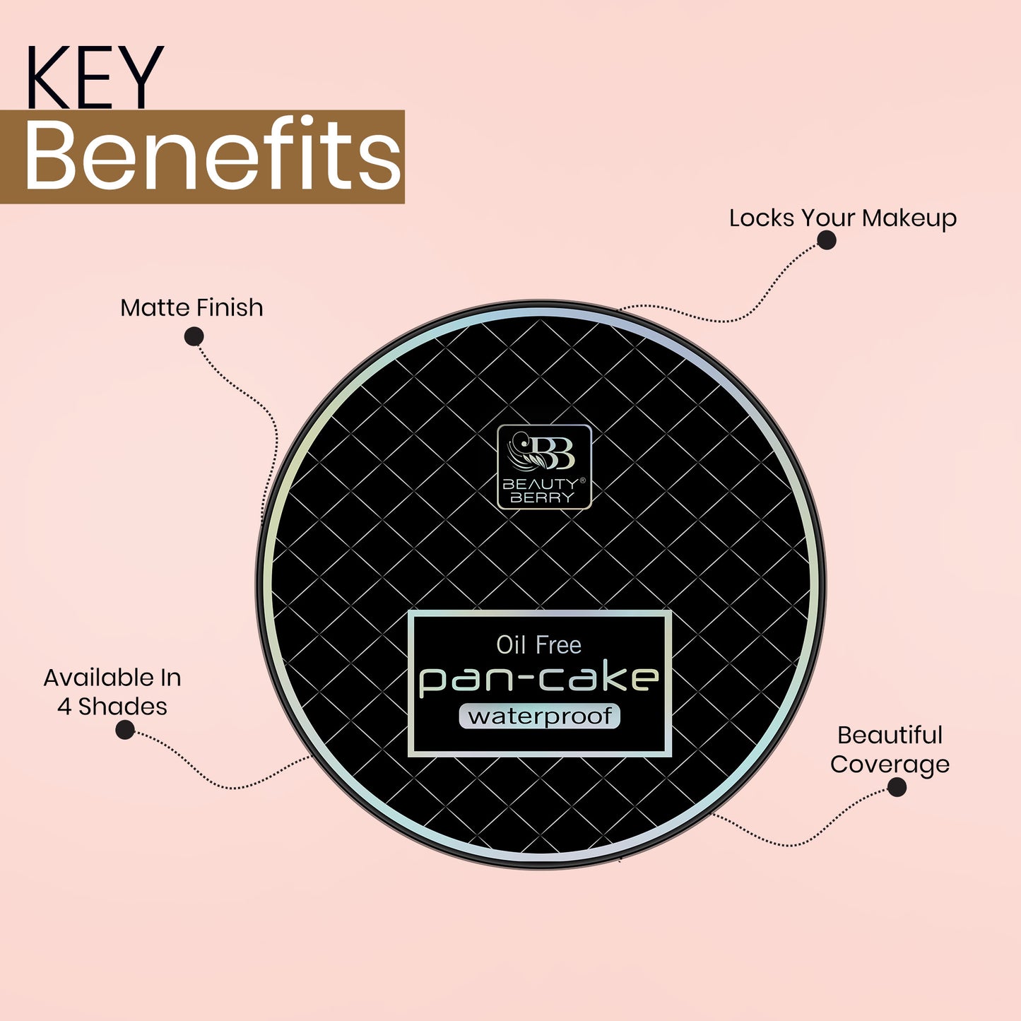 Beauty Berry Oil-Free Pan Cake Waterproof