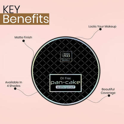 Beauty Berry Oil-Free Pan Cake Waterproof