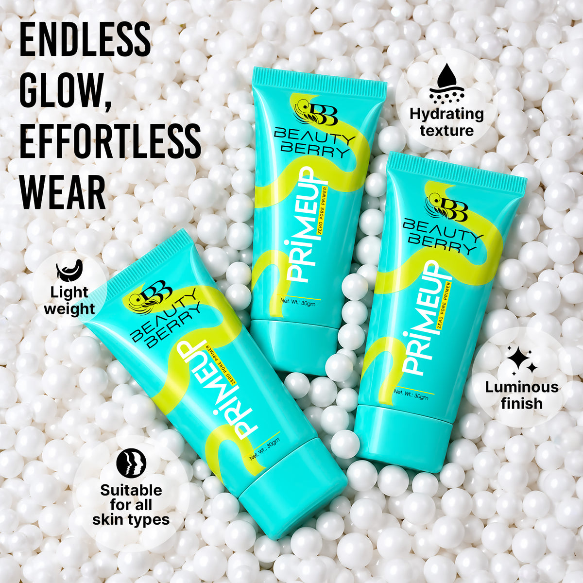 Prime Up Zero Pore Primer for Oily Skin with Niacinamide