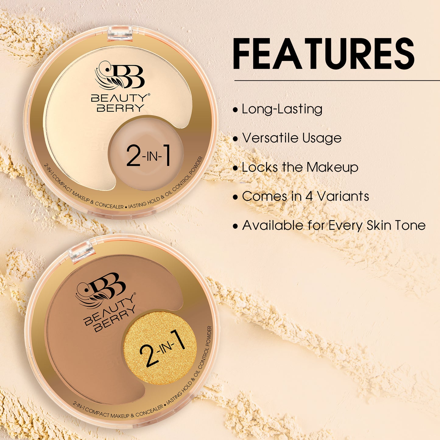 Beauty Berry 2 in 1 (Concealer + Powder)