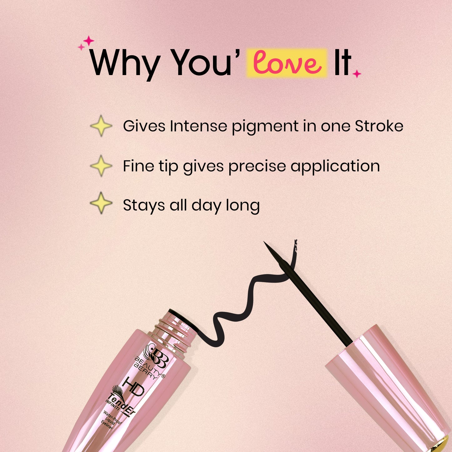 Beauty Berry HD Tender  Infiniti Liquid Eyeliner